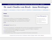 Tablet Screenshot of hautarzt-eppendorf.de